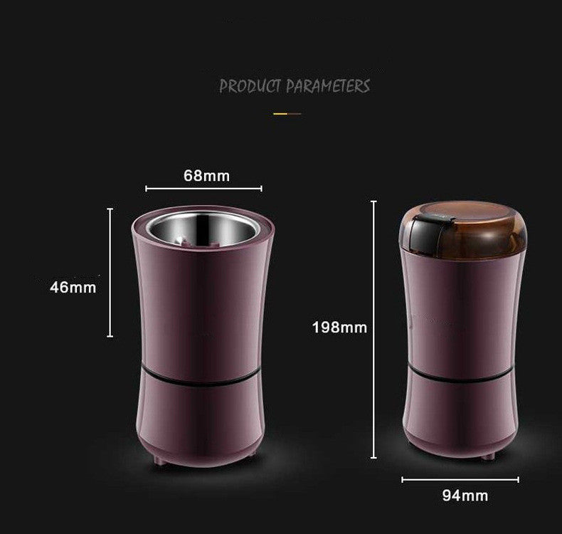 Mini Electric Coffee Grinder - Compact Household Coffee Bean Grinder