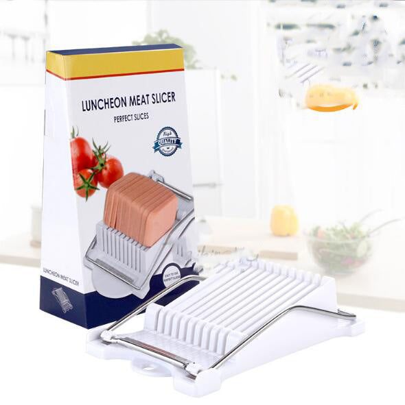 Lunch Meat Slicer 10 Stainless Steel Wires Slicer Food Cutter Kitchen Gadget For Cheese - Minihomy