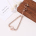 Loving Heart Zircon Simple Rhinestone Female Strap Lace Bracelet - Minihomy