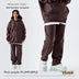 Fleece-lined Thick Loose Solid Color Sweatpants - Minihomy