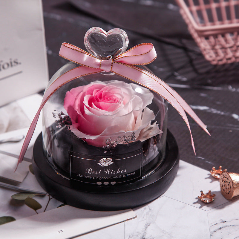 Give the Gift of Everlasting Love: Eternal Rose with LED Light - Minihomy