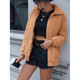 Double-sided Plush Cropped Jacket