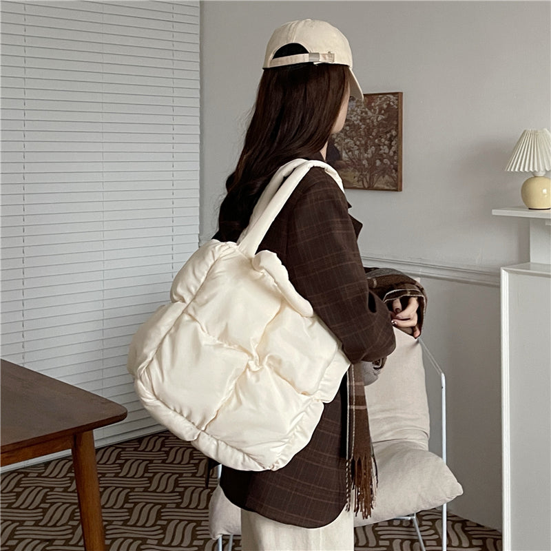 Handheld Niche Linggetote Bag Soft Down - Minihomy