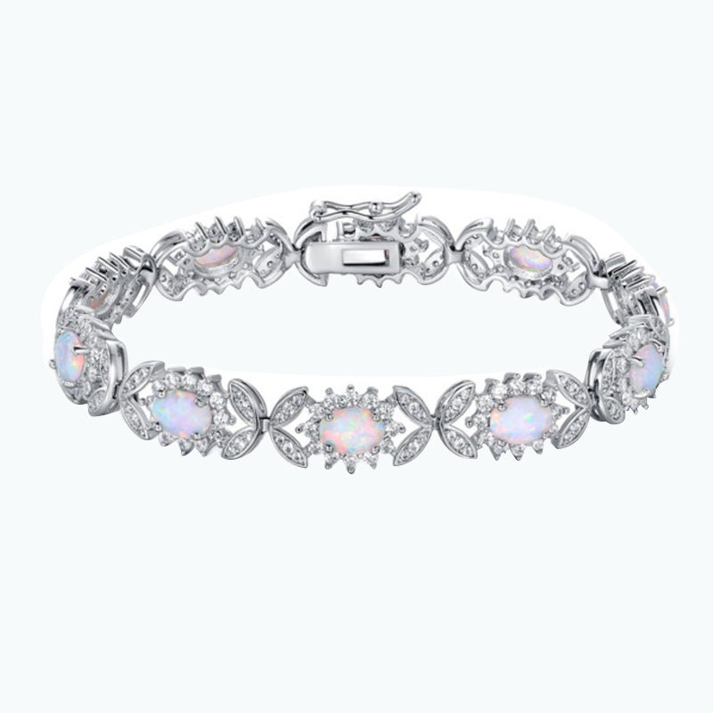 Jewelry Zircon Opal Bracelet - Minihomy