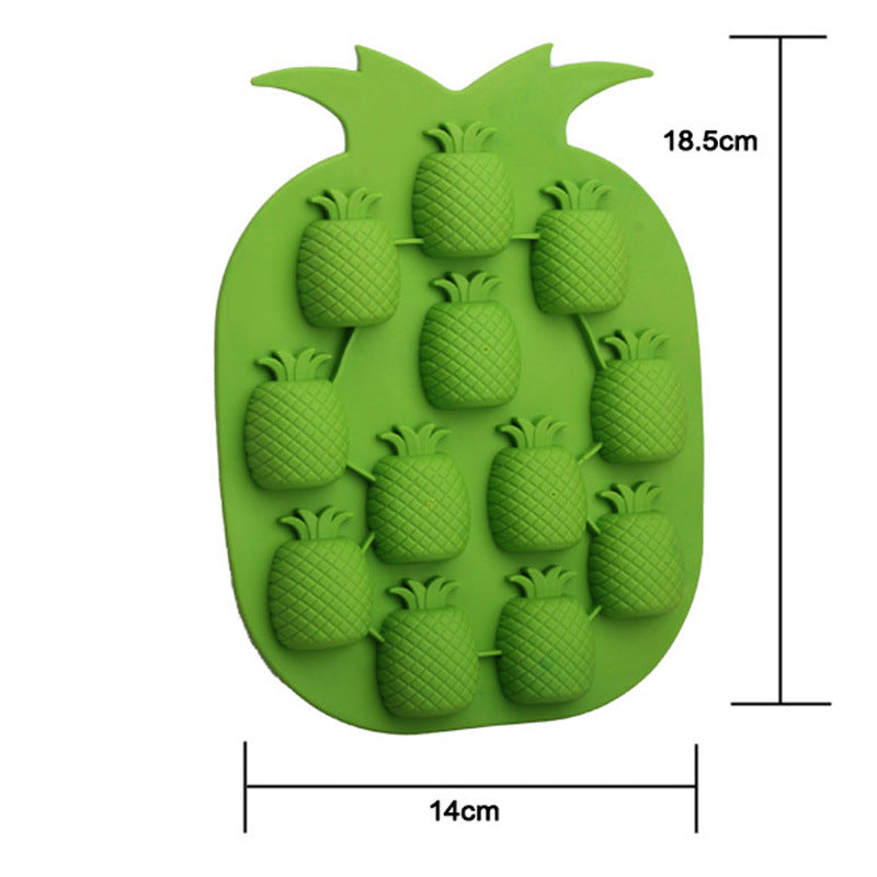 Pineapple creative silicone ice cube ice maker ice mold - Minihomy