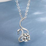 Swan Pendant Fashionable Elegant Necklace