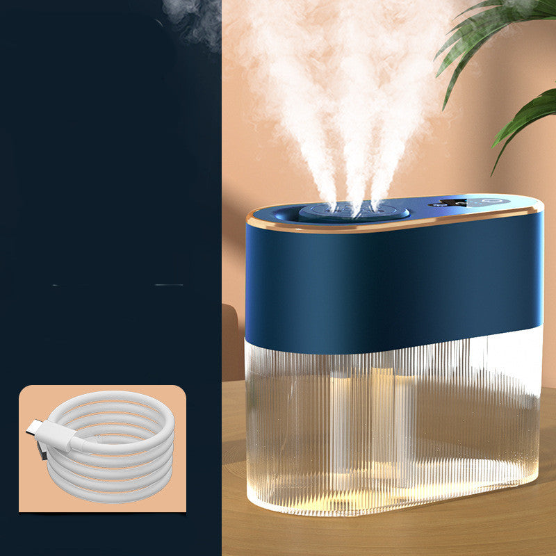 Electric Three Jet Humidifier Household Bedroom Desktop - Minihomy