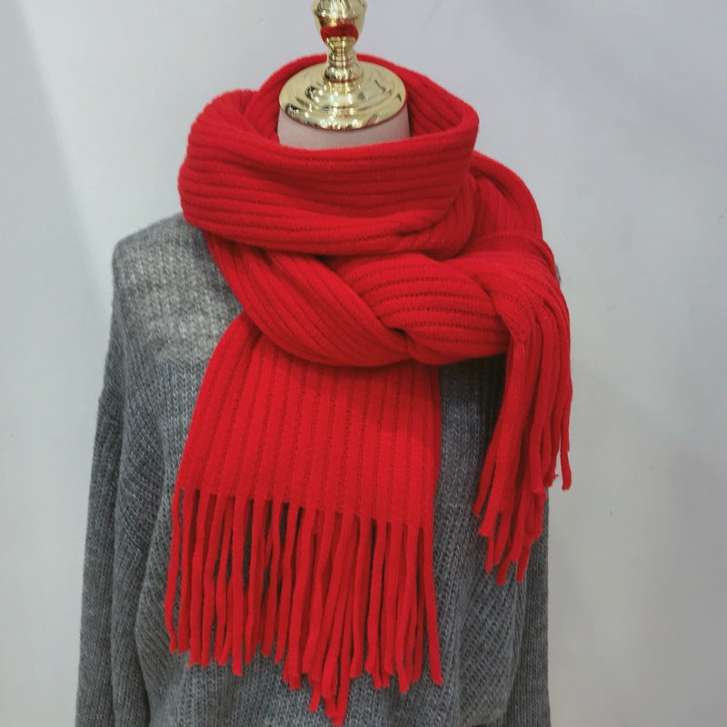 Winter Versatile Students Thickened Warm Scarves