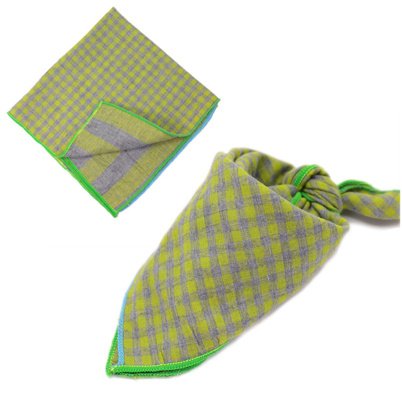 Pup Up the Style: Plaid Double Sided Cotton Pet Scarf!