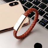 Bracelet Charger USB Charging Cable - Wearable Data Cable for iPhone 14, 13 Max, and Android Devices