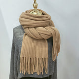 Winter Versatile Students Thickened Warm Scarves