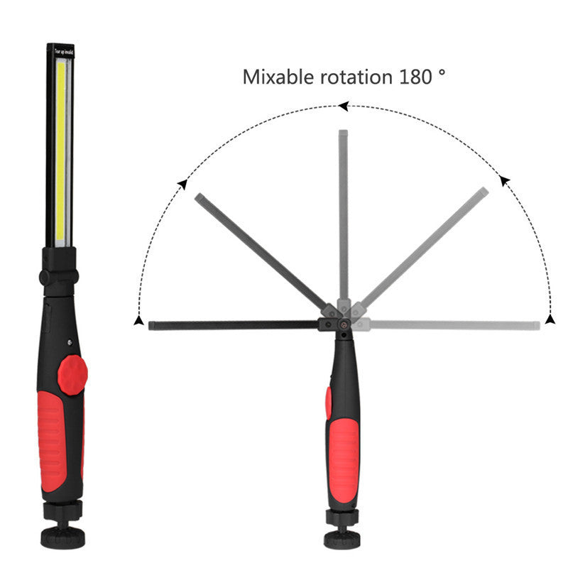 LED Working Light - Portable Lantern with Magnetic Base and USB Recharge - Minihomy