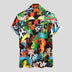 Men's Short Sleeve Printed Shirt Summer Hawaiian Beach Men's Shirt - Minihomy