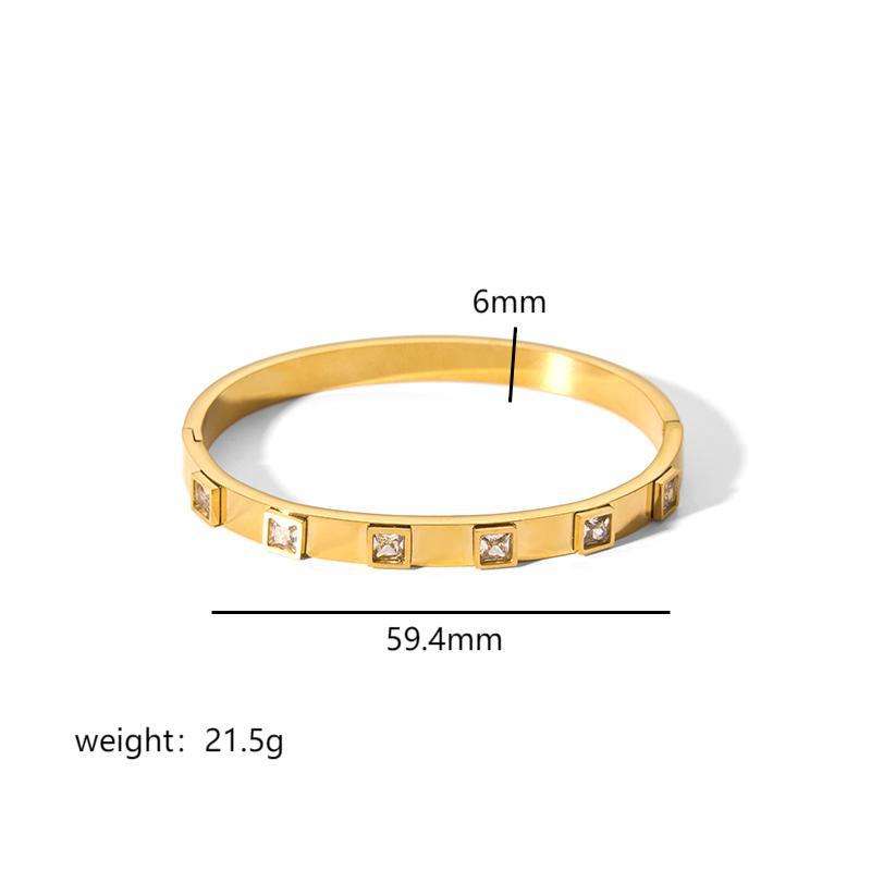 Ins Style Titanium Steel Bracelet Six-pointed Star Buckle - Minihomy