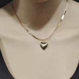 Simple Temperament Diamond Lock-shaped Pearl Necklace for Women