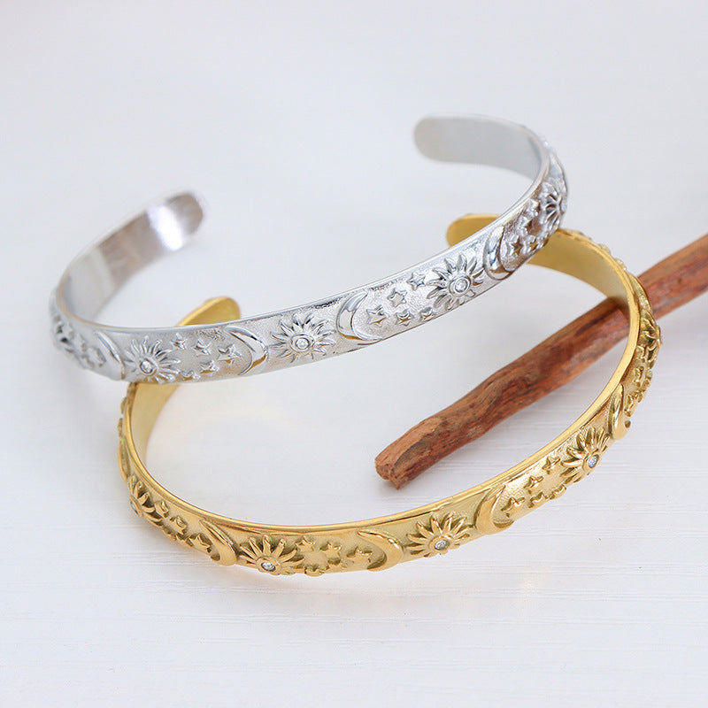 Inlaid Zircon Bracelet: Perfect All-Matching Accessory for Women