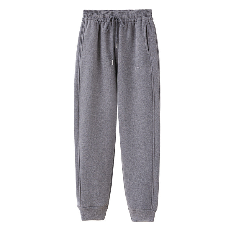 Women's Autumn Winter Ankle-Banded Thick Casual Pants Outdoor