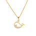 Cute Dancing Whale Titanium Steel Necklace For Women: Let Your Style Swim Freely - Minihomy