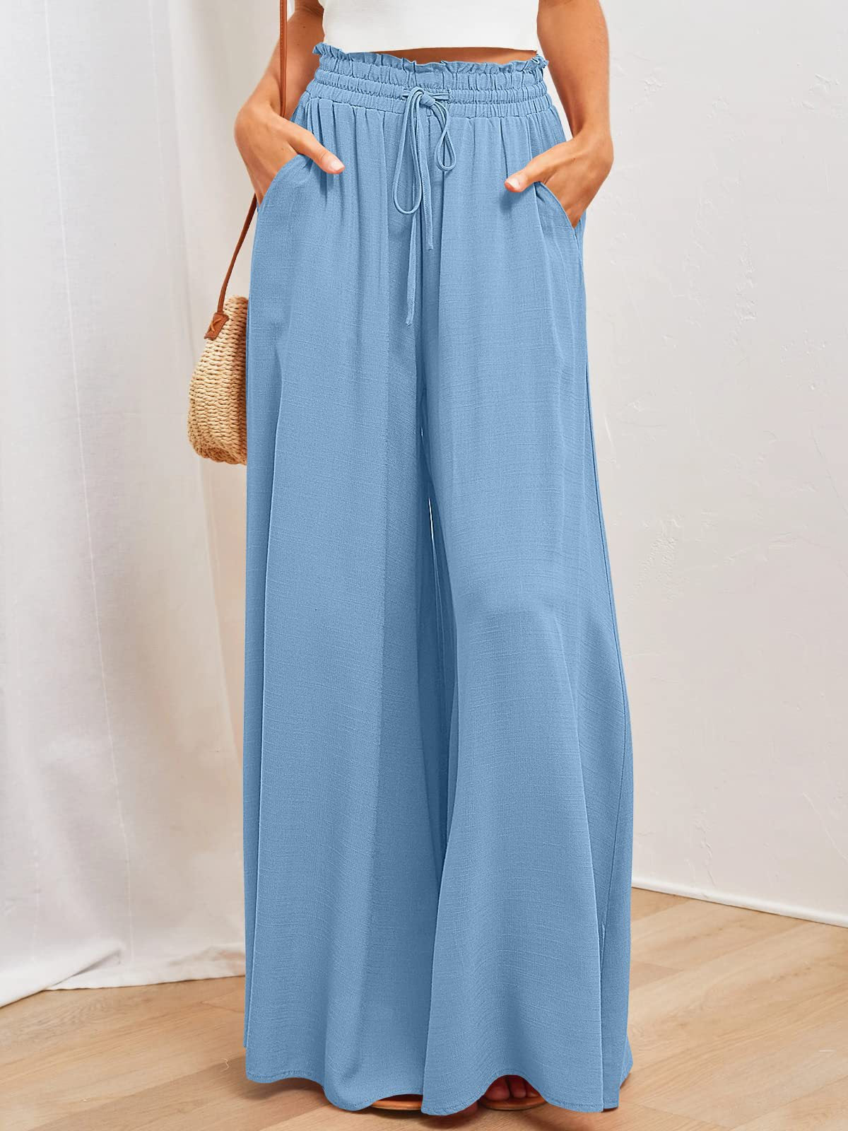 Spring and Summer Casual Wide-Leg Popular Loose Casual Trousers