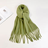 Women's Autumn And Winter Mohair Scarf