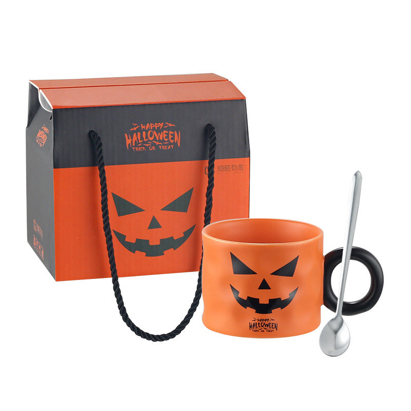 Halloween Gift Pumpkin Cup Ceramic Mug