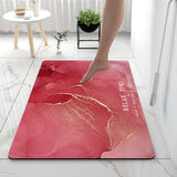 Super Absorbent Diatom Mud Bathroom Floor Mat - Anti-Slip and Environmentally Friendly