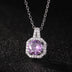 Perfume Bottle Pendant Necklace Women's Full Diamond - Minihomy