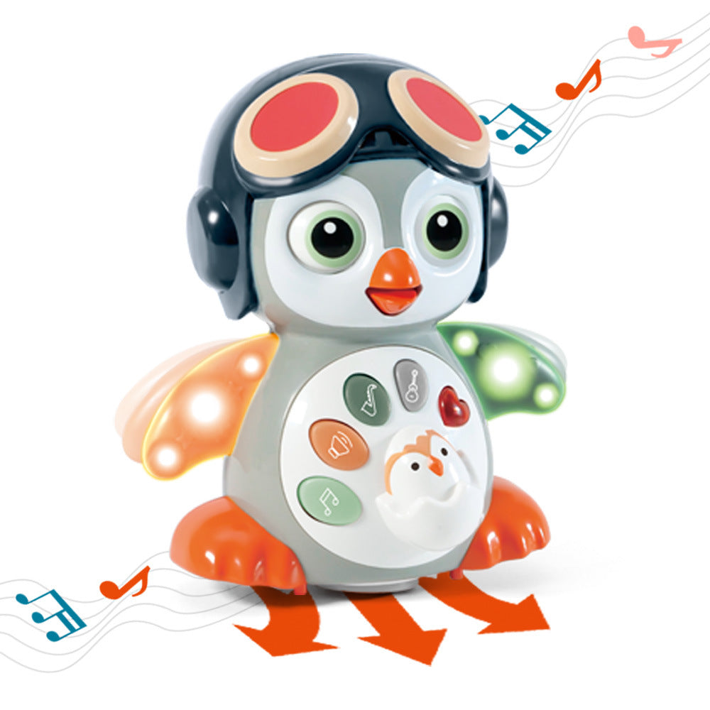 Electric Universal Light Music Swing Dancing Penguin Toys: Fun and Interactive Learning for Little Ones - Minihomy