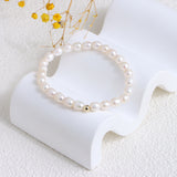 Freshwater Pearl Bracelet Female 14k Real Gold - Minihomy