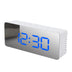 LED Digital Mirror Desktop Creativity Makeup Mirror Alarm Clock - Minihomy