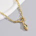 High Class Elegant Metal Snake Series Diamond-studded Necklace - Minihomy