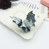 Bat Barrettes Halloween Funny Girl - Minihomy