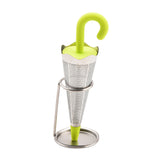 Creative Umbrella Tea Strainer Silicone Stainless Steel Kitchen Gadgets - Minihomy