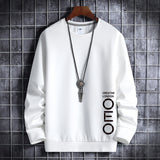 Thin Round Neck Sweater Men's Korean Hipster Sports Hoodie Male Student Coat Men