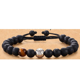 Men's Football Beaded Woven Bracelet