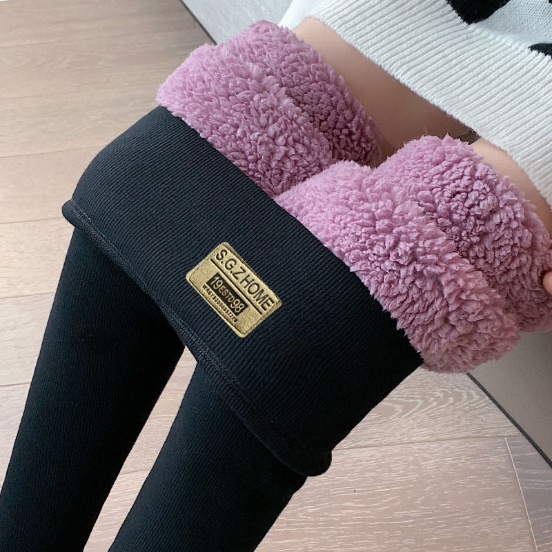 Women's Outerwear Winter Fleece-lined Thick Warm Pants