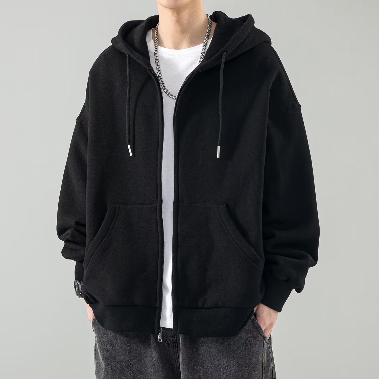 Jacket Boys Clothes Couple's Tops Hooded Jacket