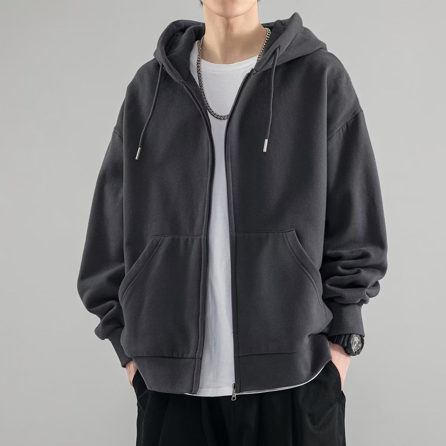 Jacket Boys Clothes Couple's Tops Hooded Jacket