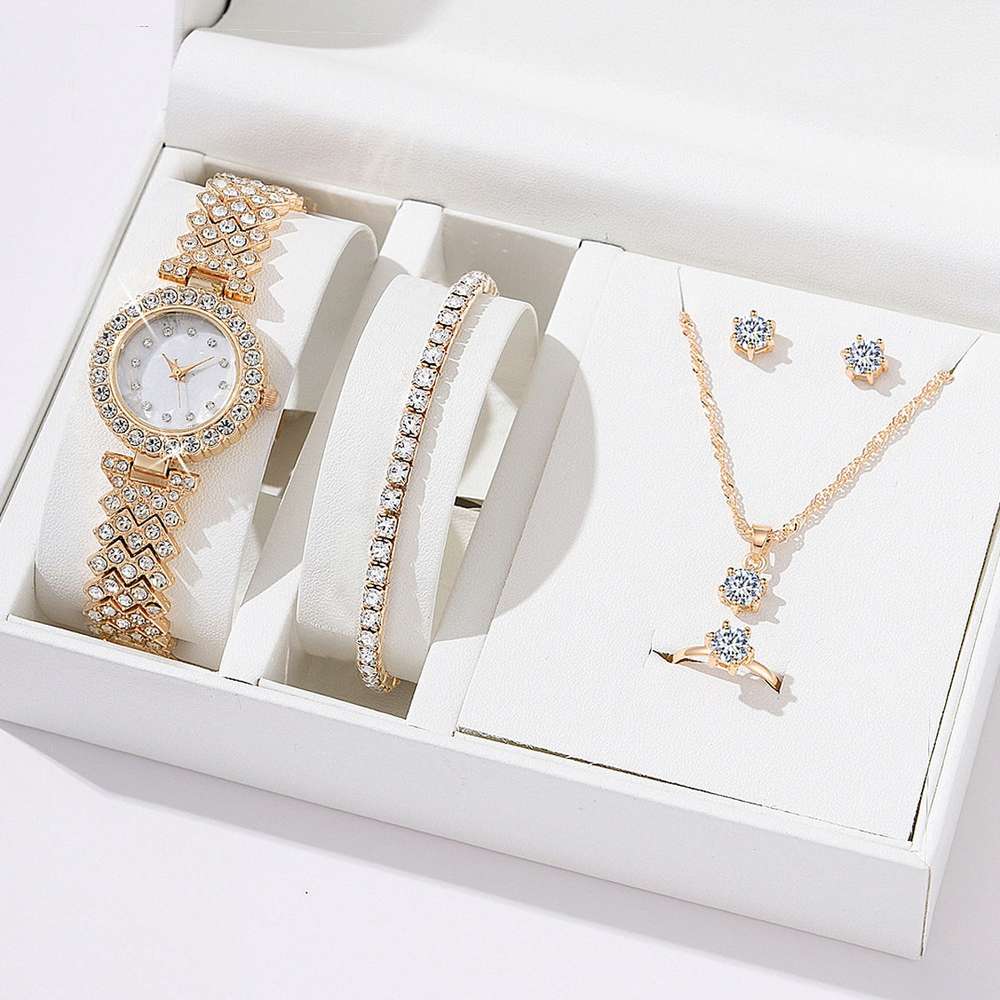 Diamond Women Watches Luxury Fashion Rhinestone Quartz Bracelet Wrist Watch For Women - Minihomy