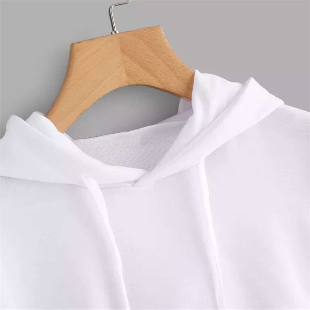 Crop pullover top sweatshirt women - Minihomy