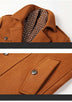 Long Jacket Slim Fit Overcoat Casual Wool Blends Warm Outerwear Windbreaker Men - Minihomy