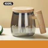 High-Speed Self-Stirring Coffee Mug - 400ML Electric Mixing Glass Cup