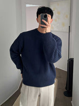 Round Neck Sweater For Men: Classic Comfort with a Stylish Twist