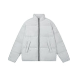 White Duck Down Jacket Men's Warm Standing Collar Jacket