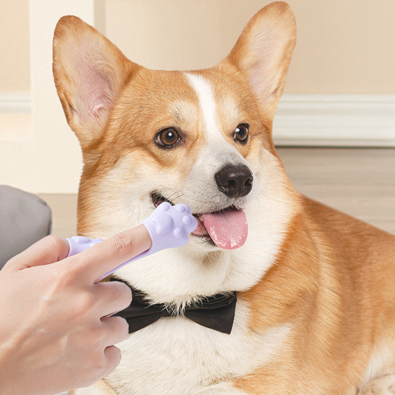 Dog Finger Toothbrush for Small Dogs - Keep Those Canine Smiles Shining Bright - Minihomy