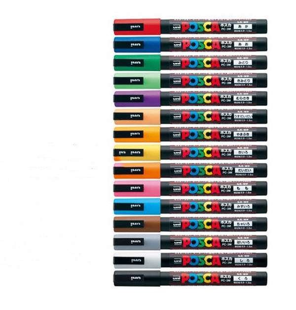 Advertising Pen Doodle 0.9 Acrylic Marker 8 Colors Set - Minihomy