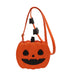 Halloween Bags Funny Pumpkin Cartoon Shoulder Crossbody Bag With Bat - Minihomy