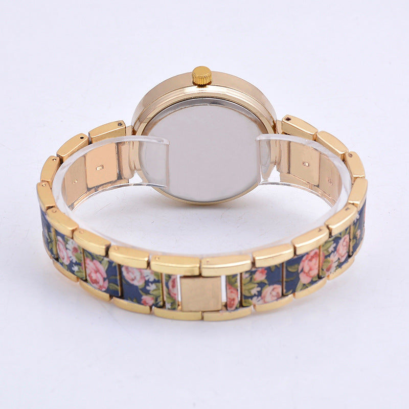 Women's Fashion Steel Watch with Custom Printing