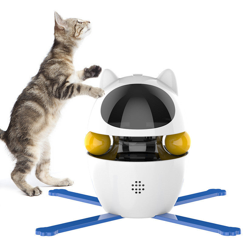 New Cat Toy Automatic Smart Cat Stick Spill Ball Set - Minihomy