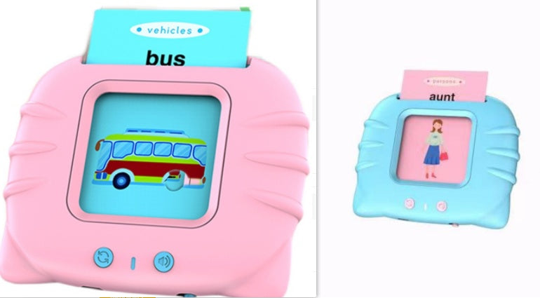 Early Learning English Machine for Kids: Educational Card Toys